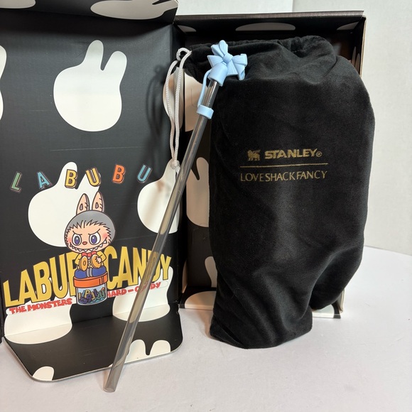 Stanley LoveShackFancy Labubu 40oz Quencher Triple Collab Limited New Box - Picture 3 of 5